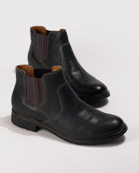 Women's Aetrex Kaylee Arch Support Chelsea Boot in Green Leather