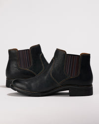 Women's Aetrex Kaylee Arch Support Chelsea Boot in Green Leather