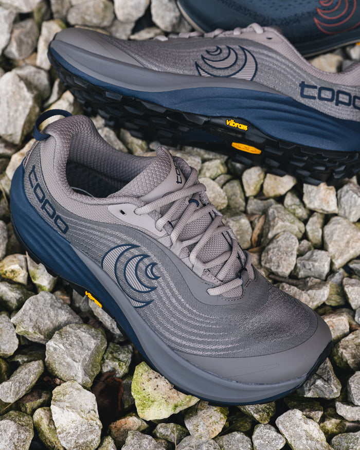 Men's Topo Athletic Terraventure 5 Trail Running Shoe in Grey / Clay