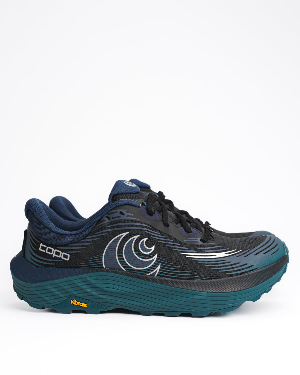 Men's Topo Ultraventure 5 Trail Running Shoe – All-Terrain Cushioned Trail in Black / Dark Teal