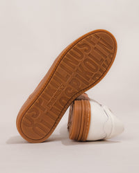 Pikolinos XATIVA Men’s Lace-Up Sneaker in Off-White Calfskin Leather