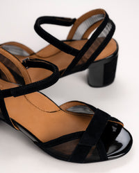 MAHIYA - BLACK - SUEDE/MESH