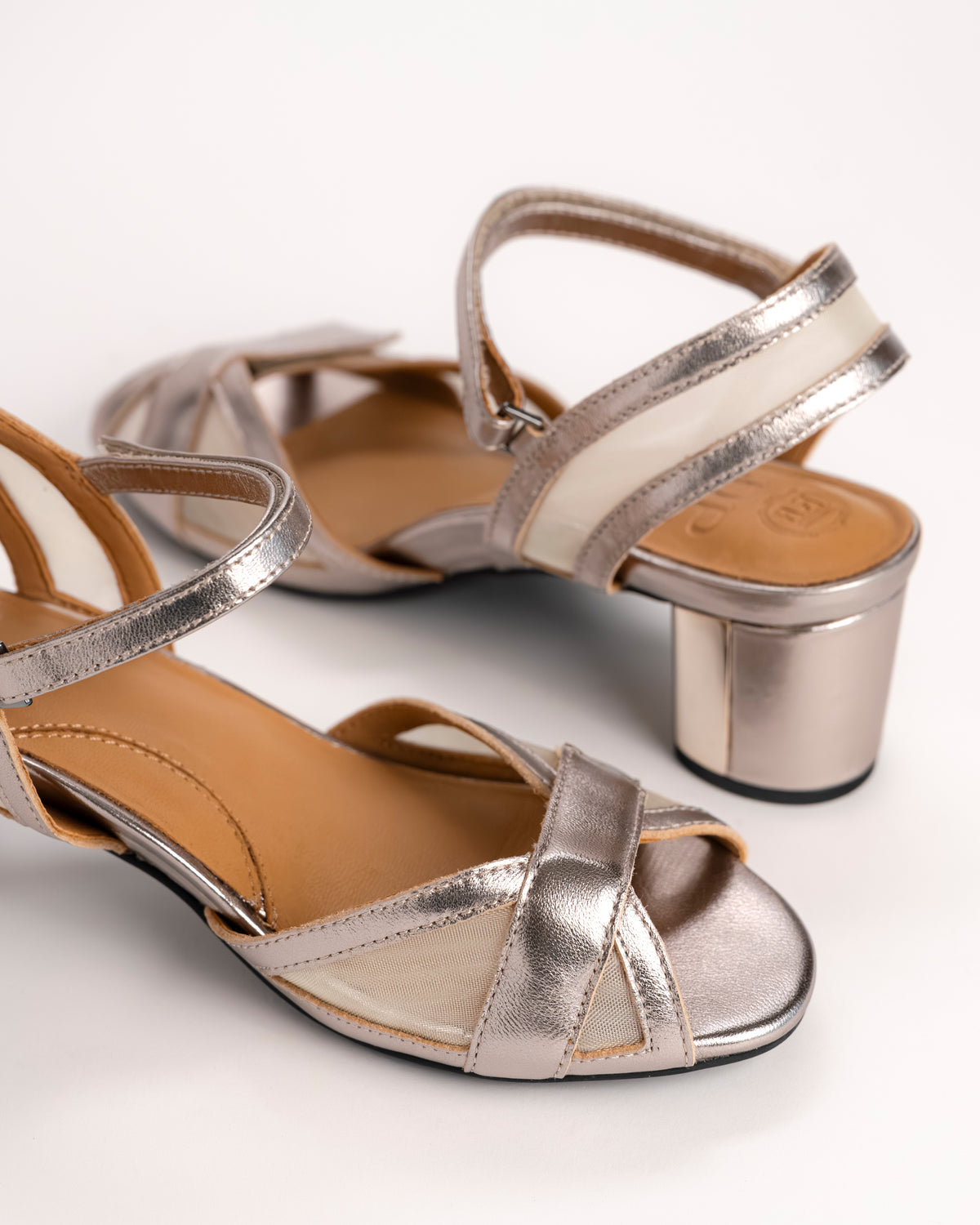 MAHIYA - CHAMPAGNE - LEATHER/MESH