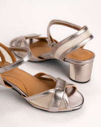 MAHIYA - CHAMPAGNE - LEATHER/MESH