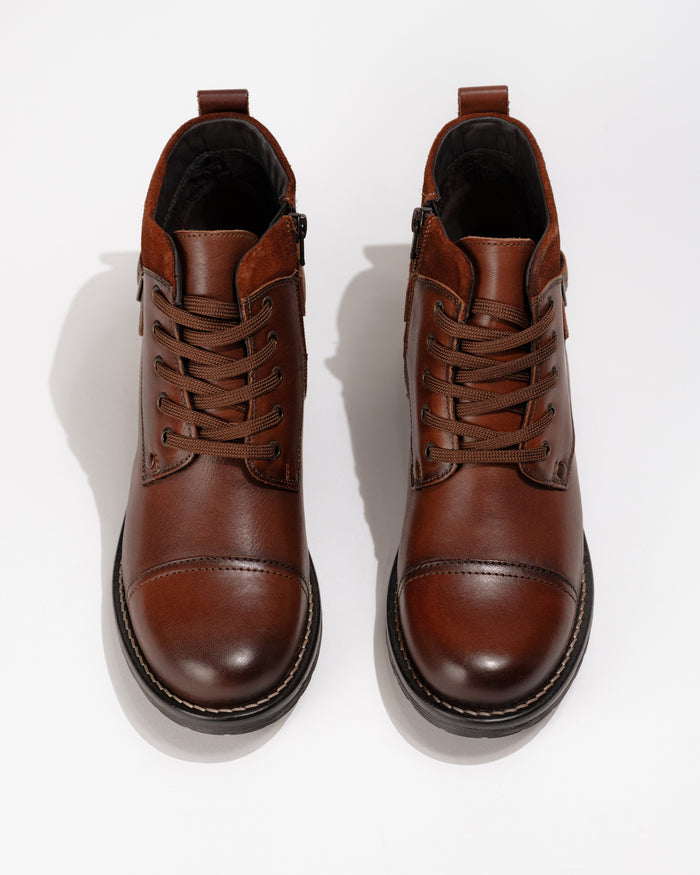 MINI CRAVE - COGNAC - LEATHER