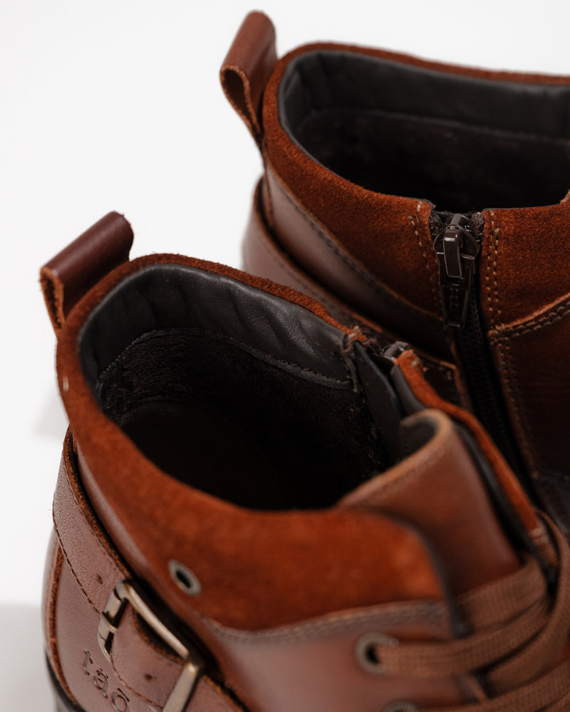 MINI CRAVE - COGNAC - LEATHER