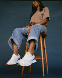 Iconic New Balance 327 V1 in Linen/White with Dream State WS327RD