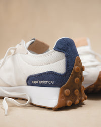 Iconic New Balance 327 V1 in Linen/White with Dream State WS327RD