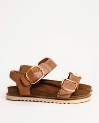 ON THE DOUBLE - CARAMEL - LEATHER