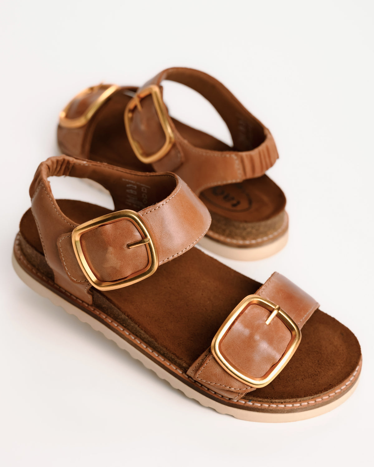 ON THE DOUBLE - CARAMEL - LEATHER