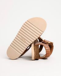 ON THE DOUBLE - CARAMEL - LEATHER