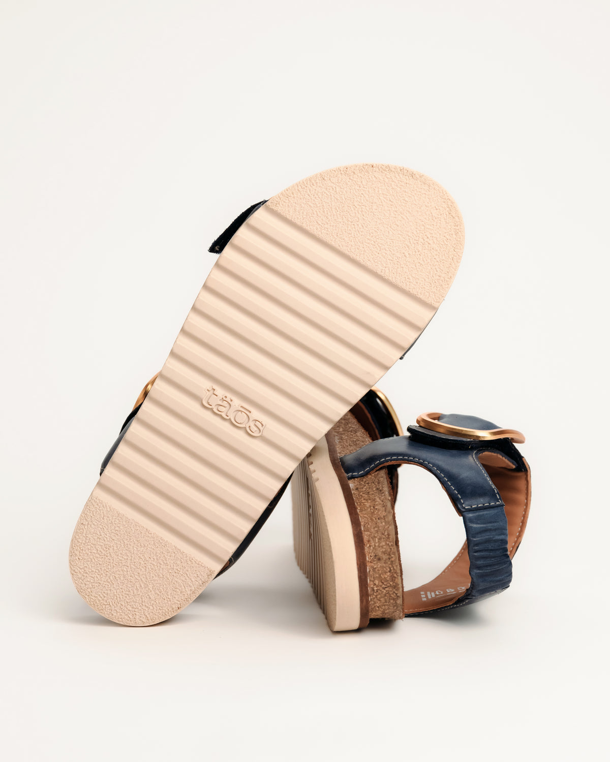 ON THE DOUBLE - NAVY - LEATHER