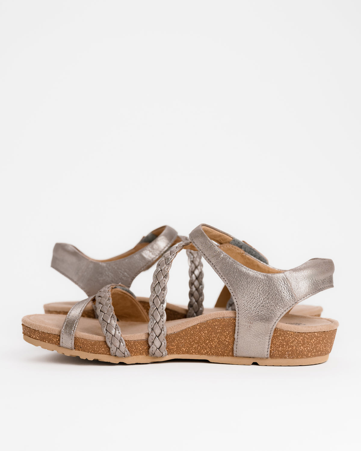 JILLIAN - BRUSHED SILVER - LEATHER