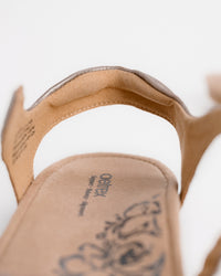 JILLIAN - BRUSHED SILVER - LEATHER