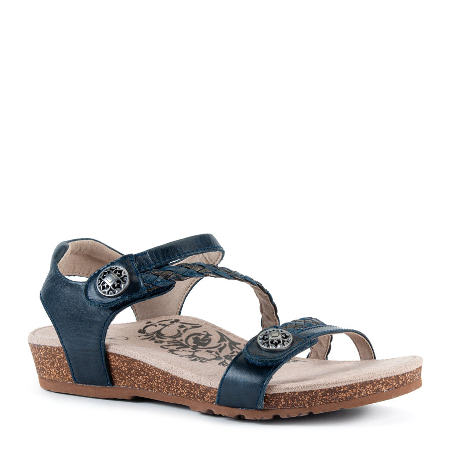 JILLIAN - NAVY - LEATHER – Plaza Shoe Store