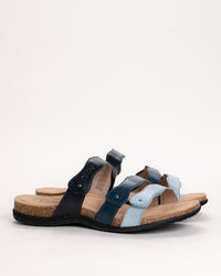 SCRIBBLE - BLUE - LEATHER