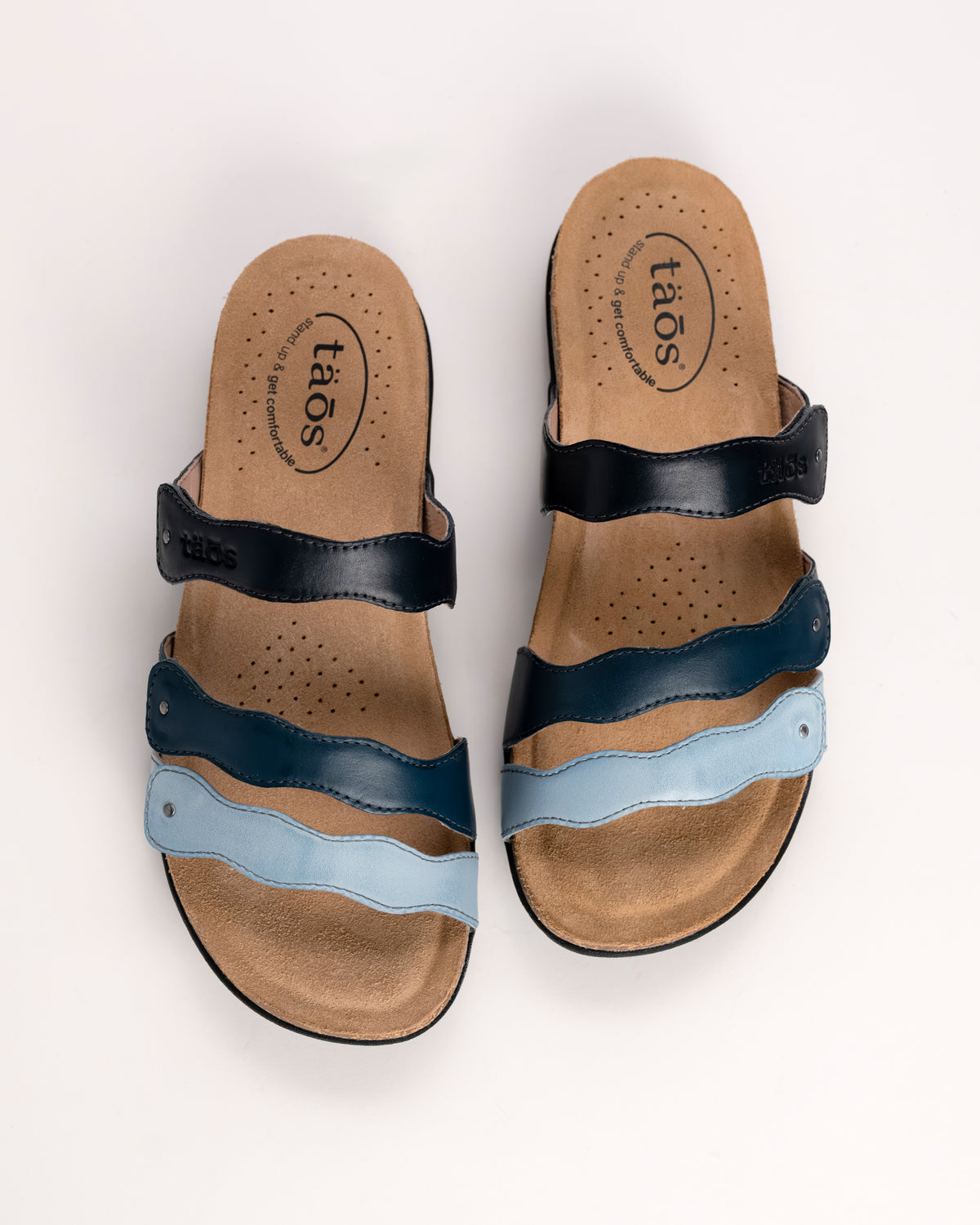 SCRIBBLE - BLUE - LEATHER