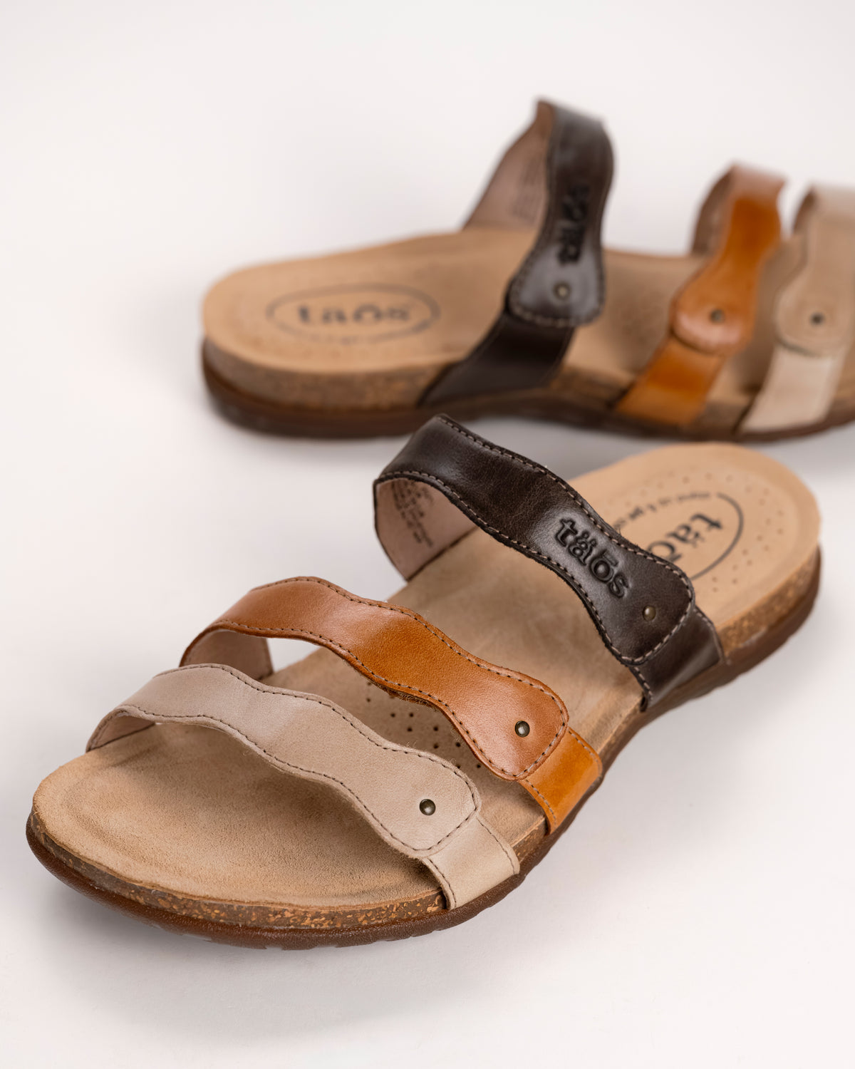 SCRIBBLE - BROWN - LEATHER