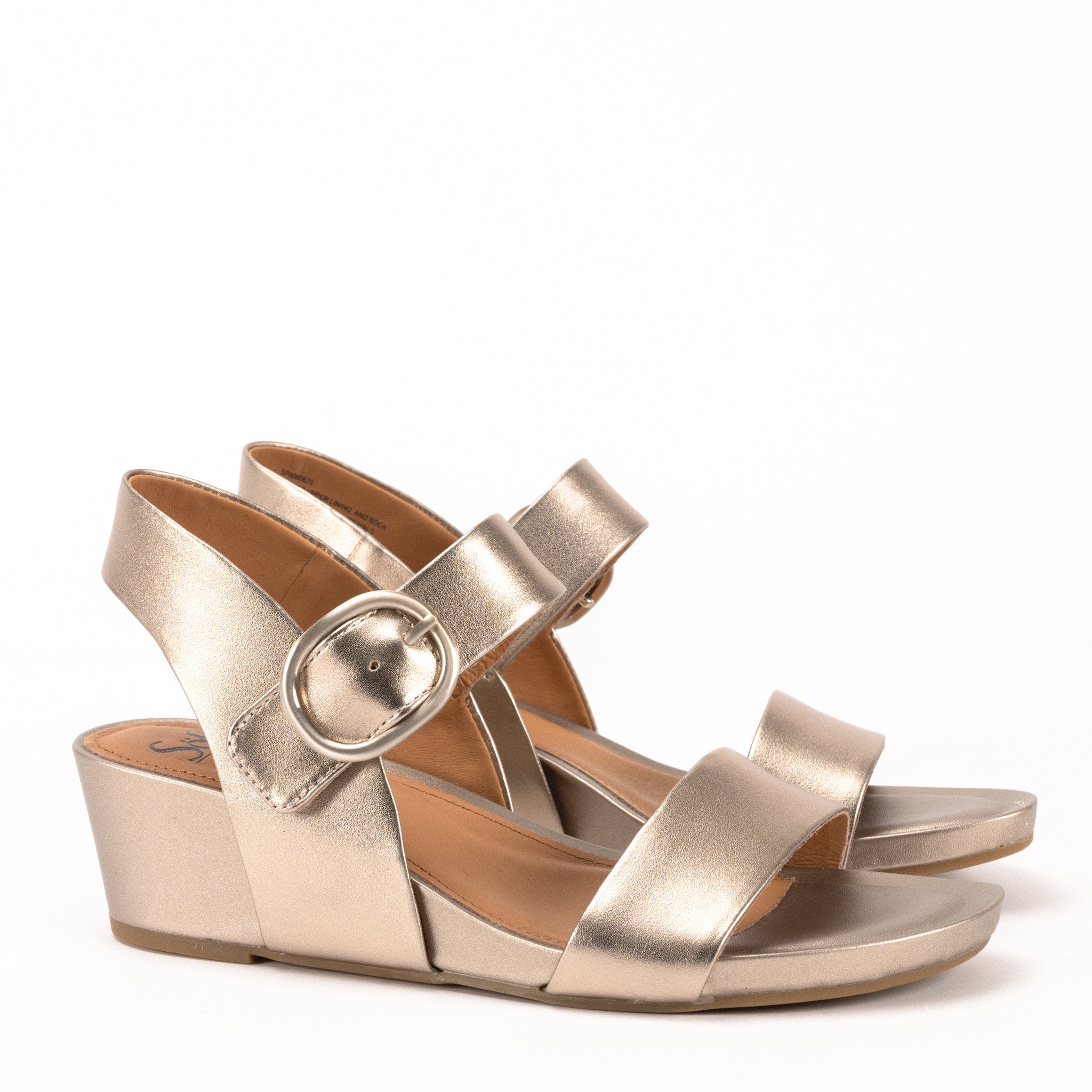 WOMEN'S SOFFT VAYA - GOLD - LEATHER – Plaza Shoe Store
