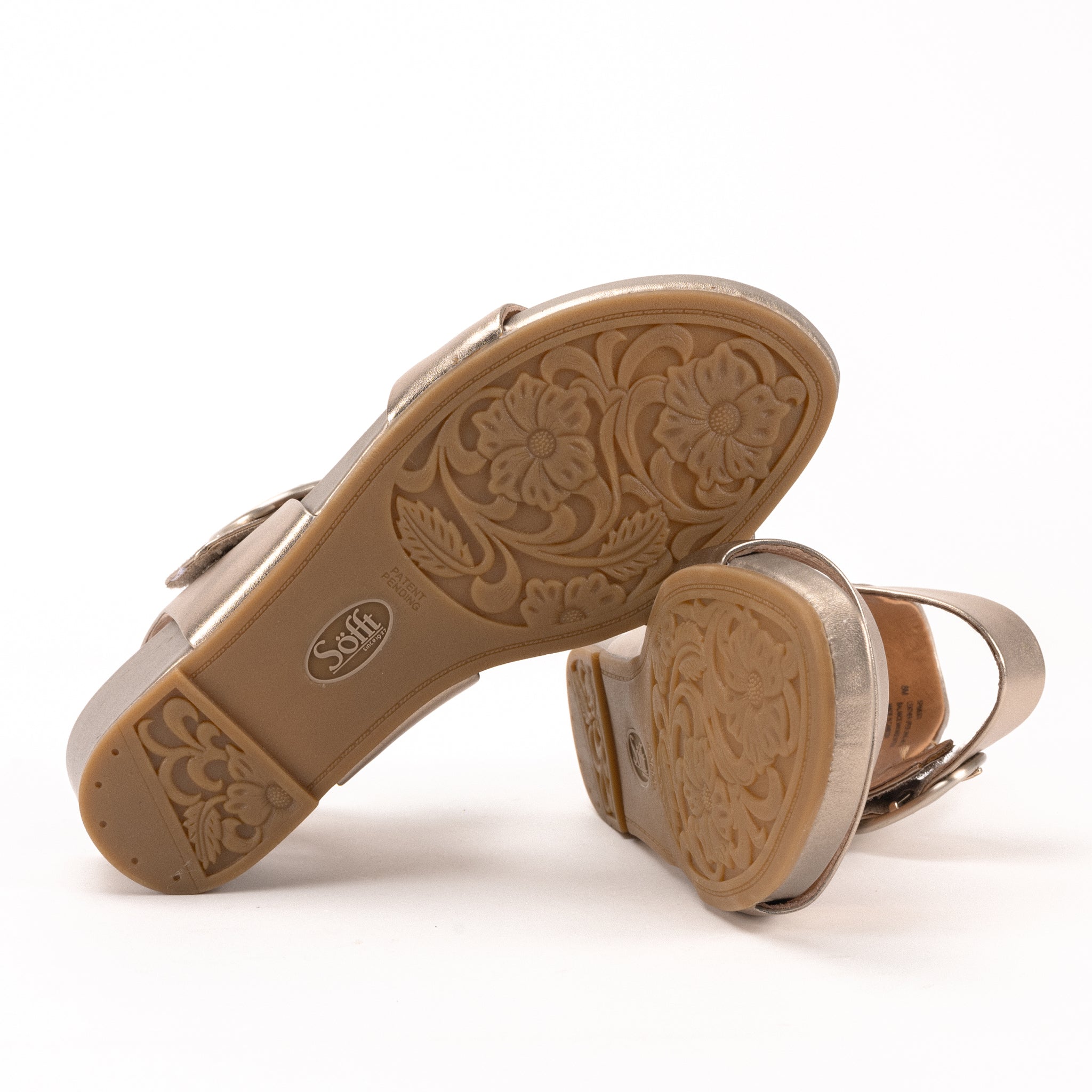 WOMEN'S SOFFT VAYA - GOLD - LEATHER – Plaza Shoe Store