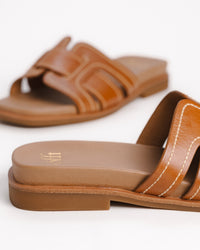 RACHEL - LUGGAGE BROWN - LEATHER