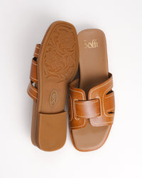RACHEL - LUGGAGE BROWN - LEATHER