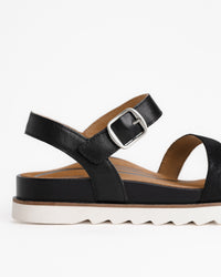 CASS - BLACK - LEATHER