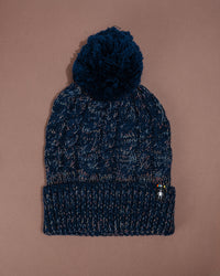 Smartwool Istro Retro Beanie – Unisex One‑Size Merino Wool Hat in Deep Navy