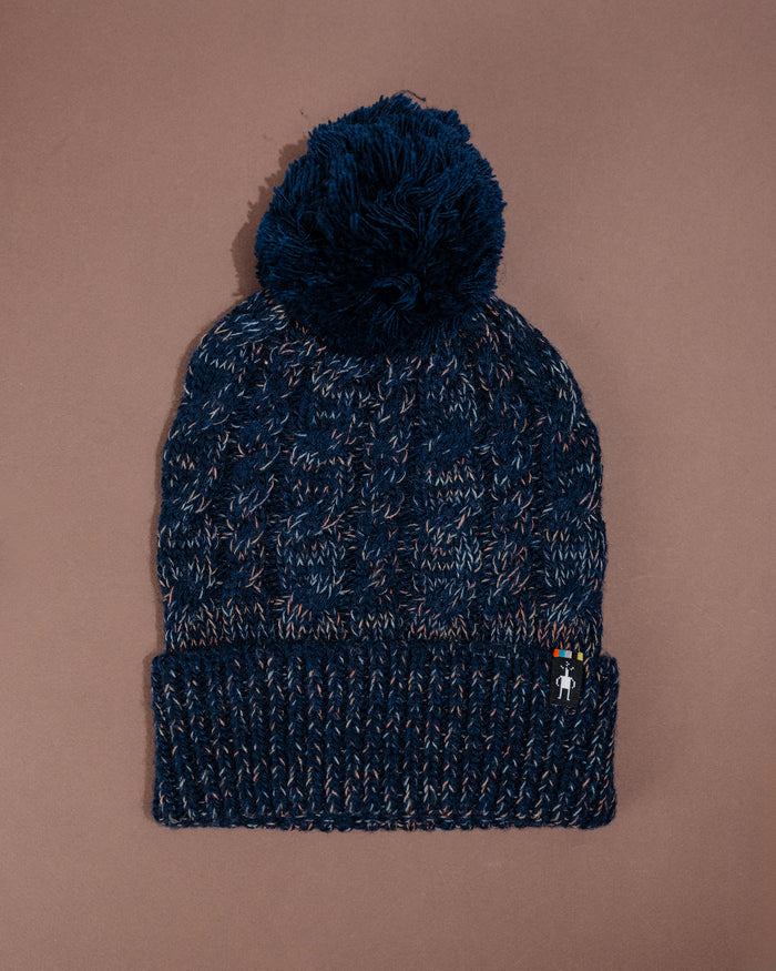 Smartwool Istro Retro Beanie – Unisex One‑Size Merino Wool Hat in Deep Navy
