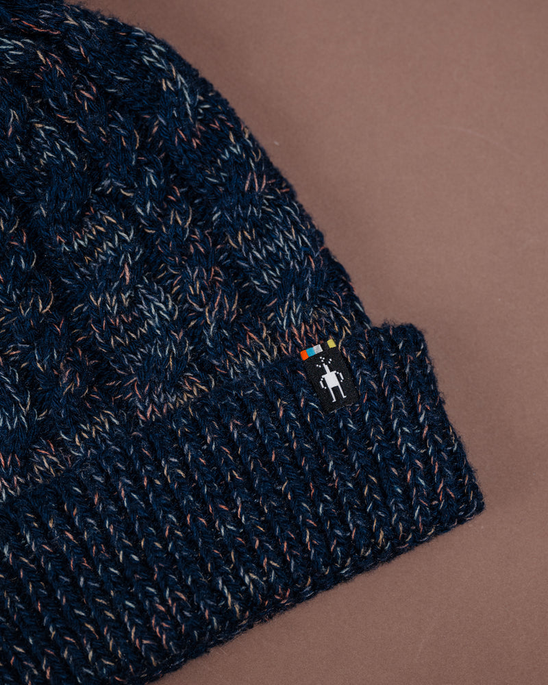 ISTO RETRO BEANIE - DEEP NAVY - WOOL