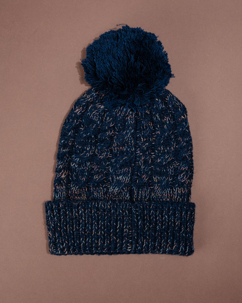ISTO RETRO BEANIE - DEEP NAVY - WOOL