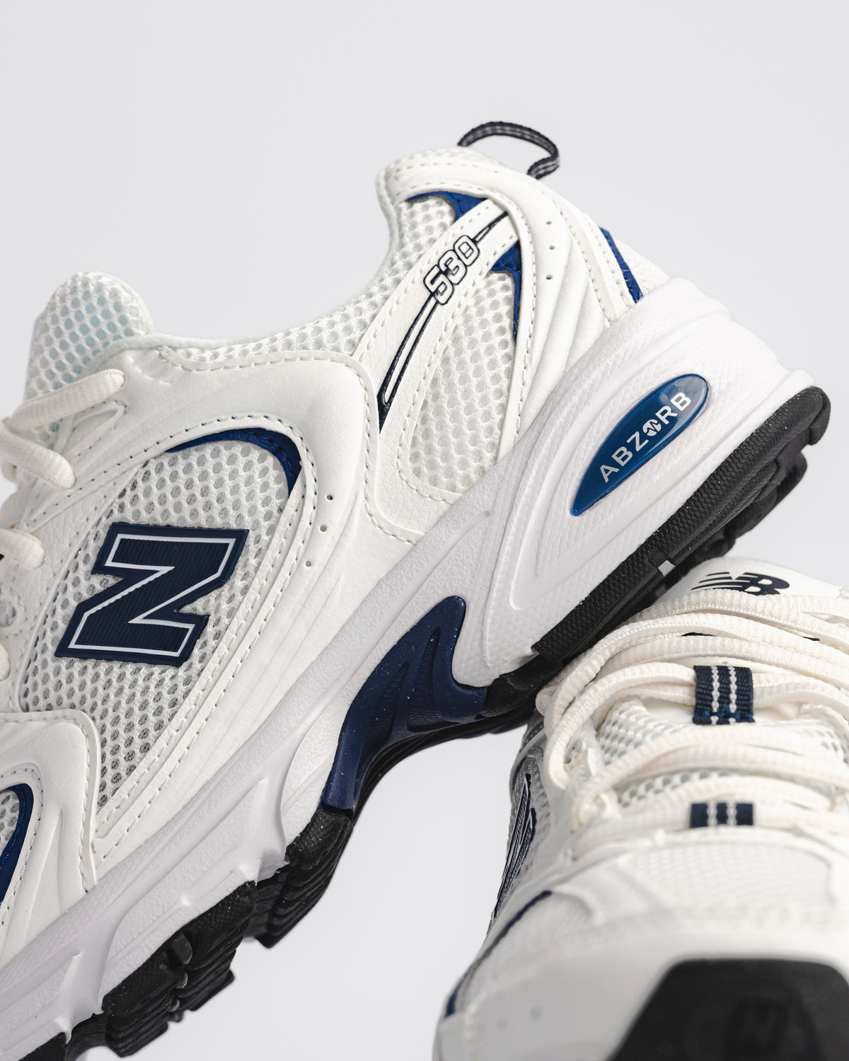 New Balance 530 v1 Sneaker in Sea Salt / Blue - U5302ZB