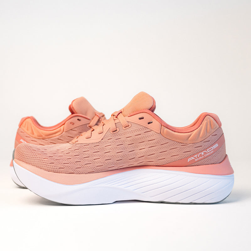 Women's Topo Athletic Atmos Road Running Shoe in Dusty Rose/White, W069-DROWHT