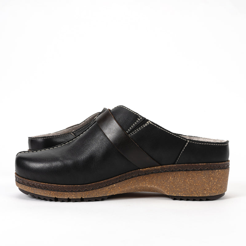 GRANADA SLIDE - BLACK - SUEDE