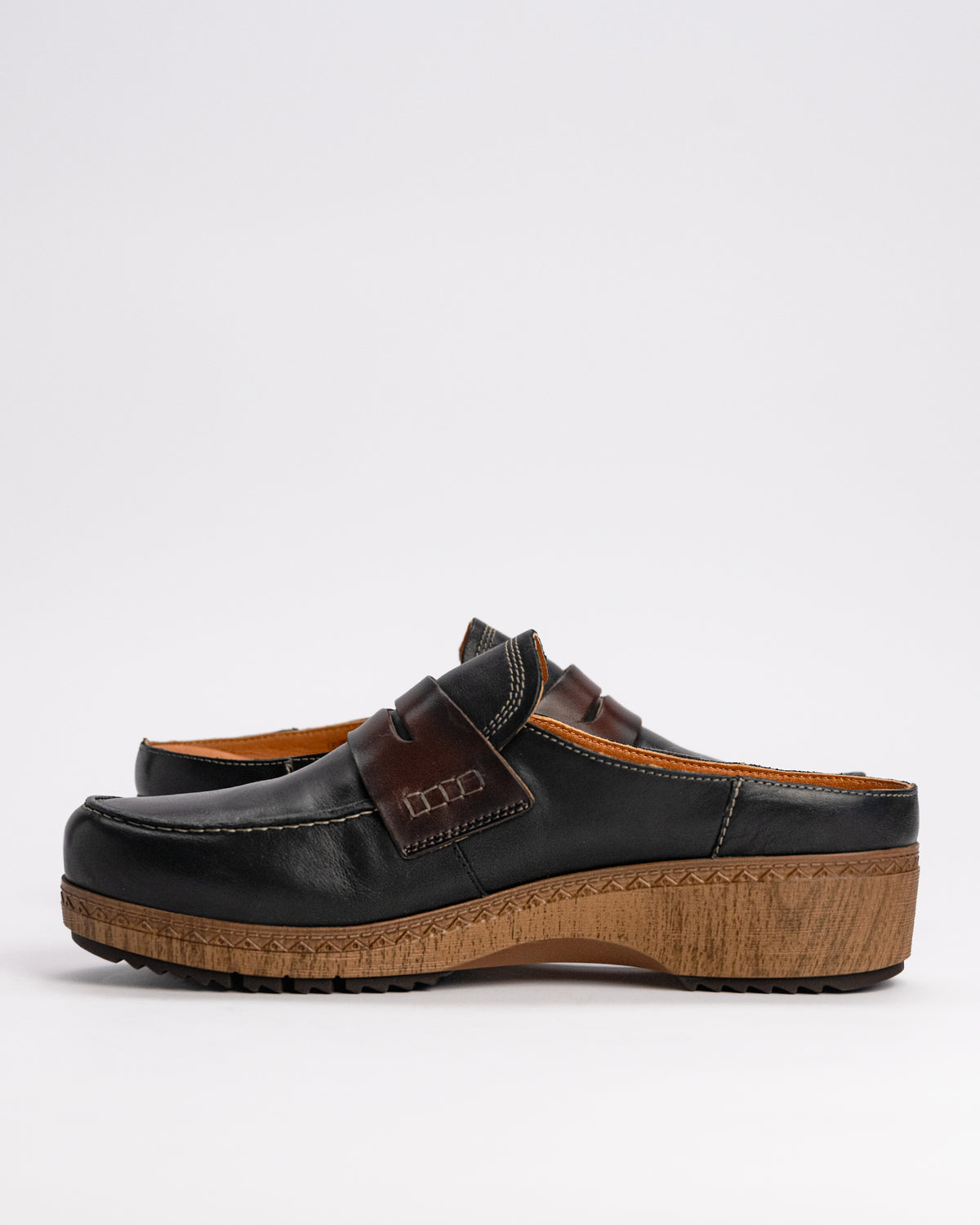 GRANADA PENNY - BLACK - LEATHER