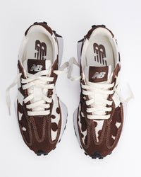 327 V1 - COW/PUMPERNICKEL - SUEDE/MESH
