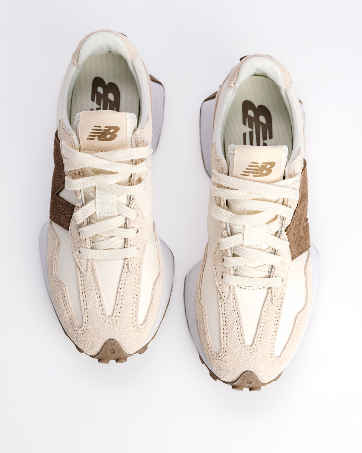 327 V1 - LINEN/MUSHROOM - SUEDE/MESH