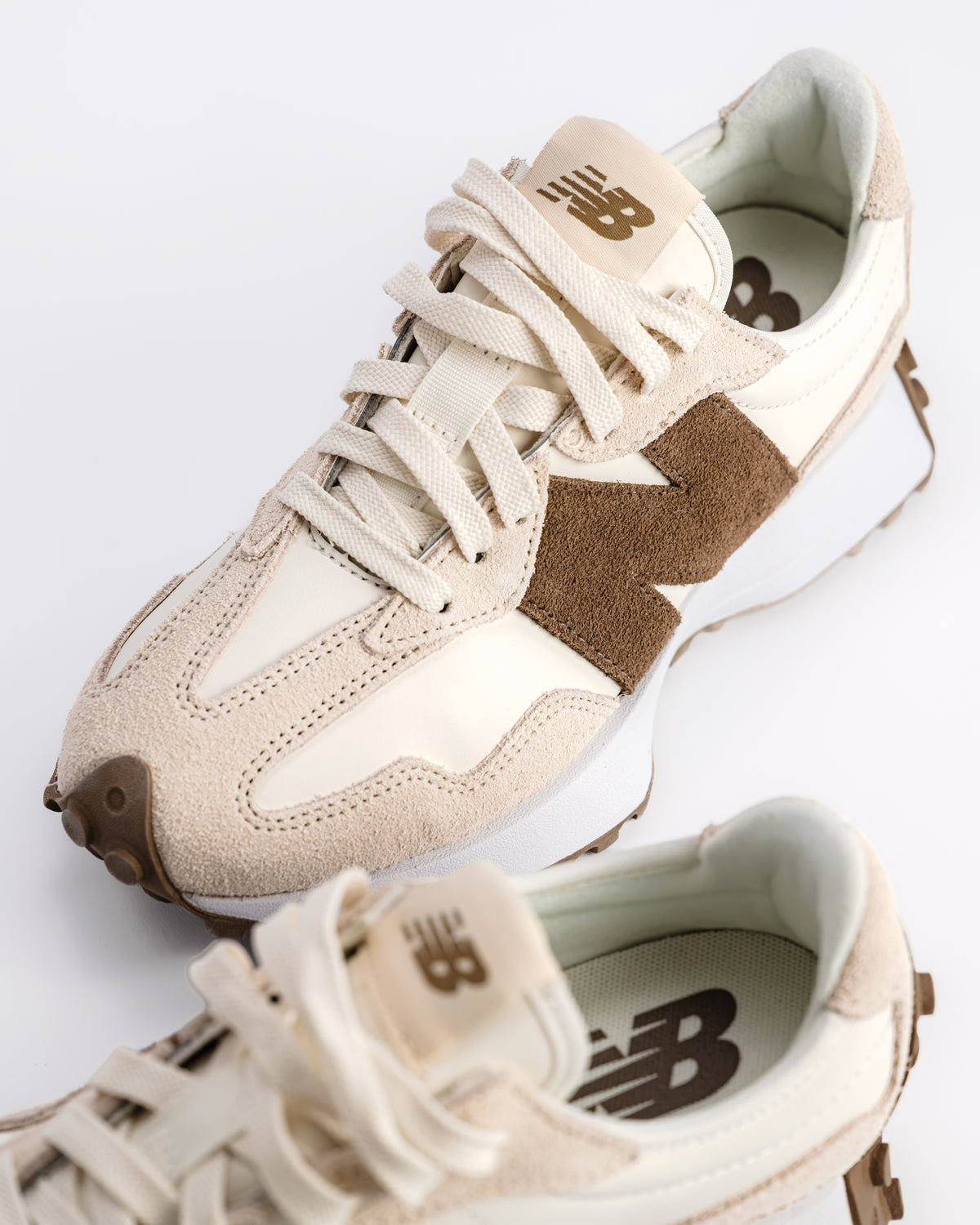 327 V1 - LINEN/MUSHROOM - SUEDE/MESH