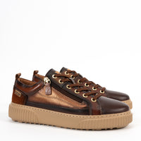 RIELLS SNEAKER - CAOBA - LEATHER