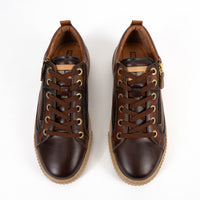 RIELLS SNEAKER - CAOBA - LEATHER