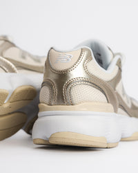 603 V1 - LINEN/LIGHT GOLD - LEATHER/MESH