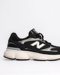 603 V1 - BLACK/DK SILVER - LEATHER/MESH