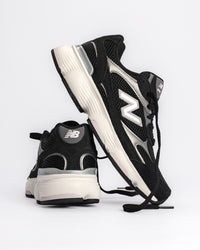 603 V1 - BLACK/DK SILVER - LEATHER/MESH