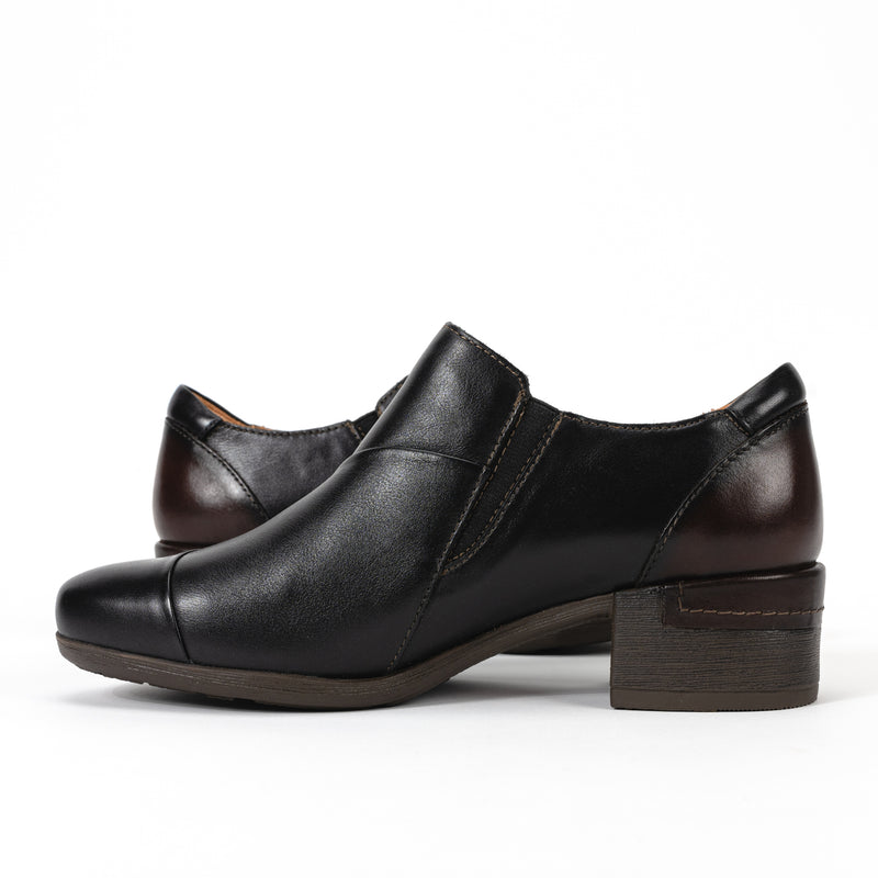 MALAGA SHOOTIE - BLACK - LEATHER