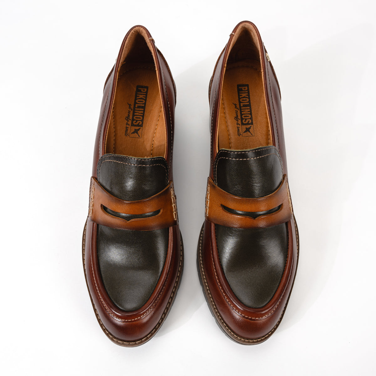 LLANES PENNY PUMP - COGNAC - LEATHER