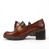 LLANES PENNY PUMP - COGNAC - LEATHER