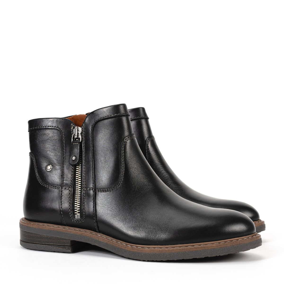 ALDAYA MID - BLACK - LEATHER