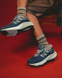Women's New Balance 990 V6 - Navy Suede Women's Running Shoe