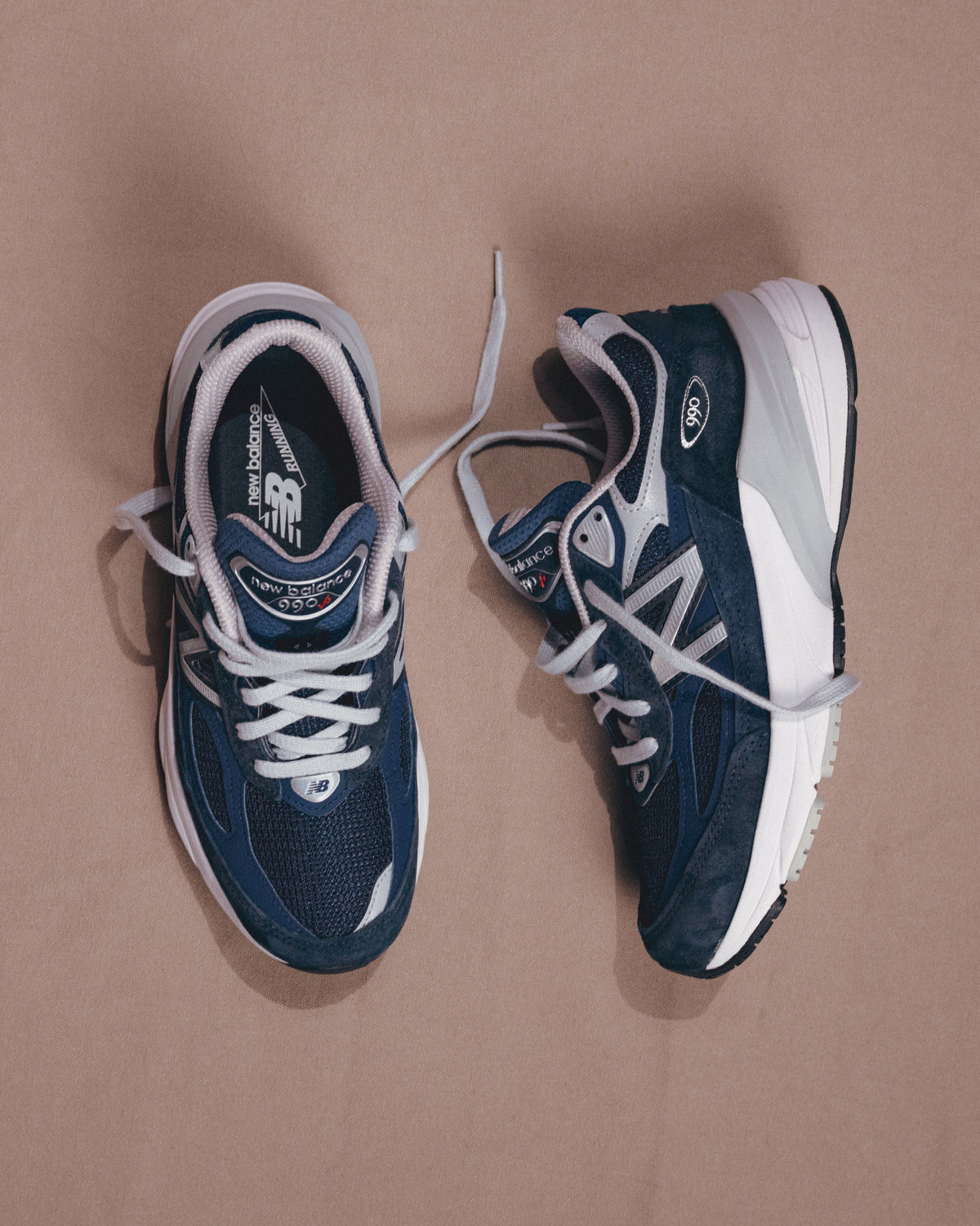 Women's New Balance 990 V6 - Navy Suede Women's Running Shoe