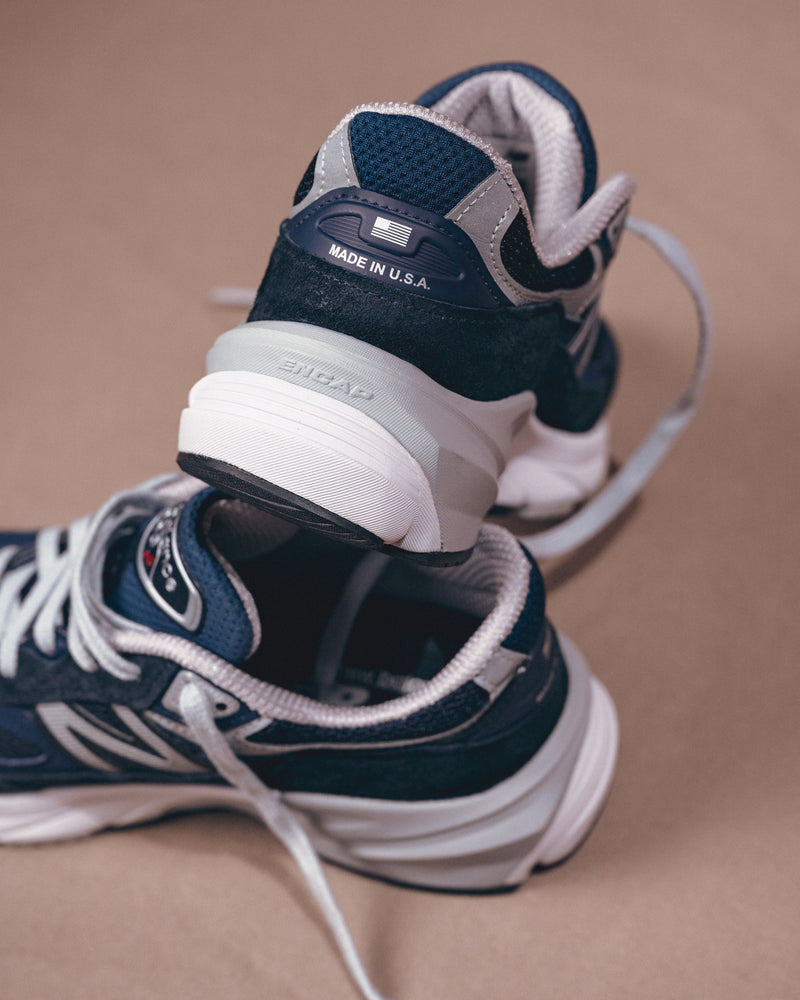 Women's New Balance 990 V6 - Navy Suede Women's Running Shoe